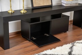 Móvel de TV "Enclave" - 180x50x31,3 cm - Design Moderno - Preto