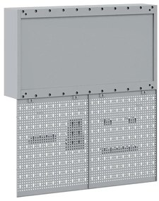 Conjunto de Armário de Ferramentas e Painel de Ferramentas VidaXL 3 Pe