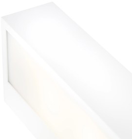 Candeeiro de parede alongado de design branco 35 cm - Houx Design