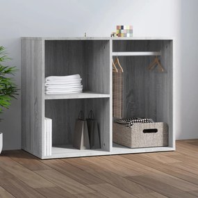 Toucador 80x40x65 cm derivados de madeira cor cinzento sonoma