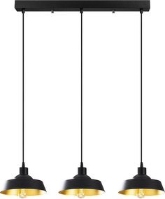 Candeeiro Berceste – Preto – 72 x 22 cm