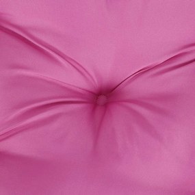Almofadões p/ banco de jardim 2 pcs 200x50x7 cm tecido rosa