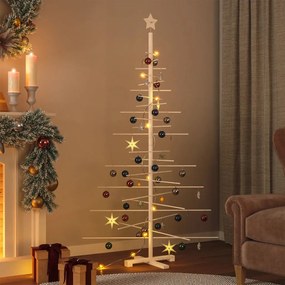 vidaXL Árvore de Natal decorativa 180 cm madeira de pinho maciça