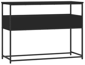 Mesa consola 100x40x75 cm derivados de madeira preto