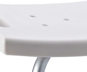 Cadeira de casa de banho 150 kg branco A00602101