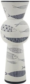 VASO DE CERÂMICA PEIXE ALTO CM Ø 14X38,5