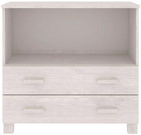 Aparador HAMAR 85x35x80 cm pinho maciço branco