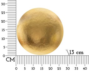 Candeeiro de Parede "Goldy Round" Dourado – Ø26x13 cm