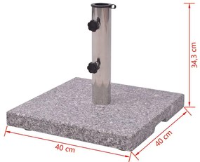 Base para guarda-sol do granito / 20kg