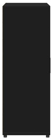 Aparador 60x31x84 cm derivados de madeira preto
