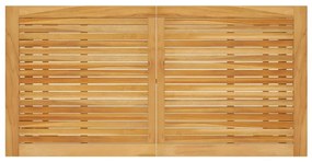 5 pcs conjunto de jantar para jardim castanho