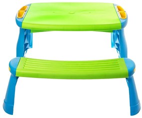 Banco e Mesa de piquenique para crianças 89,5x84,5x48 cm polipropileno