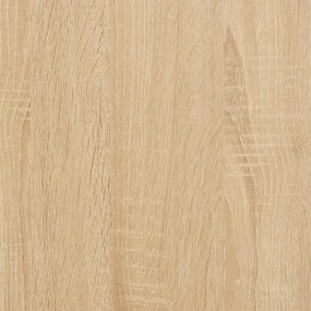 Mesas cabeceira 2 pcs derivados de madeira carvalho sonoma