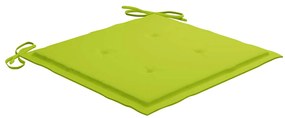Cadeiras de jardim dobráveis 8 pcs c/ almofadões acácia maciça