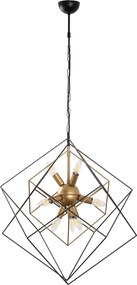 Chandelier Till – Preto Antigo – 62 x 62 x 125 cm