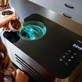 Máquina de fazer gelado Gelacy 1500 Touch compressor de 1,5 litros de capacidade e controle touch