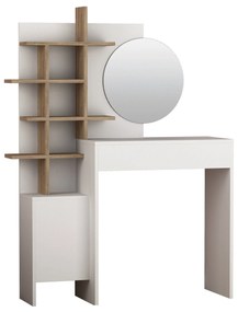 Armário Multiusos Mine – Nogueira e Creme – 93x144x31,8 cm