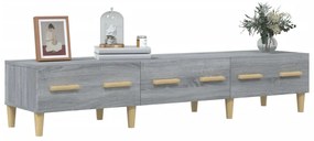 Móvel de TV 150x34,5x30 cm derivados de madeira cinzento sonoma