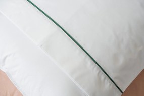 Fronha de Almofada ALFAZEMA 100% algodão percal 200 fios 50x70 Verde
