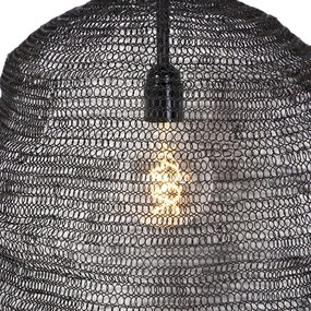 Candeeiro de pendente oriental preto - Nidum Gran