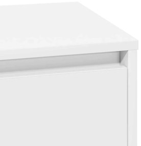 Criado-mudo com Luzes LED Branco 39x34,5x50 cm