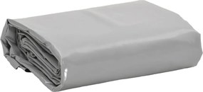 vidaXL Lona 4x7 m 650 g/m² cinzento