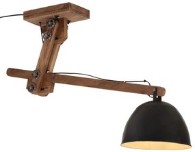 Candeeiro de teto 25 W 105x30x65-108 cm E27 preto