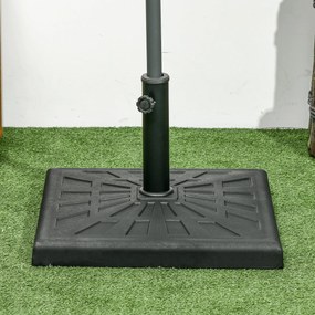 Base para Chapéu de Sol de Resina 19 kg Base para Chapéu de Sol com Ma