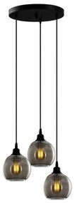 Candeeiro de Teto Smoked – Fumê – 40 x 40 cm