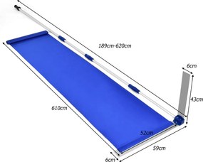 Pá Telescópica para Neve e Folhas Lamego – 189 a 620 cm – Lâmina Larga