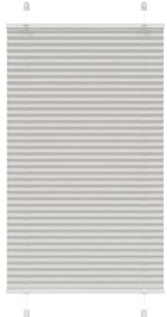 Cinzento Luz Plissada Cega 80x150 cm Largura Tecido 79,4 cm