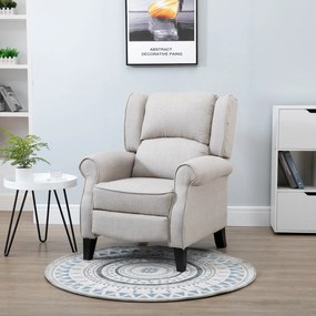 Poltrona Relax Com Reclinação Manual até 160° com Apoio para Pés Retrá