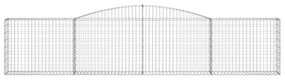 Cesto gabião arqueado 400x30x80/100 cm ferro galvanizado