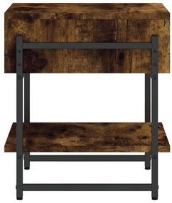 Mesa de centro 40x40x45 cm derivados de madeira carvalho fumado