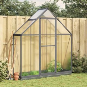 vidaXL Estufa com estrutura de base 169x58x202 cm alumínio antracite