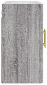 Armário de parede 60x31x60 cm derivados madeira cinzento sonoma