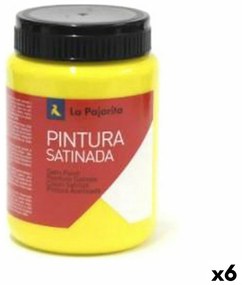 Têmpera La Pajarita L-02 Gold Amarelo Acetinado Escolar (35 Ml) (6 Unidades)