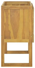 Armário de casa de banho 90x40x75,5 cm madeira de teca maciça