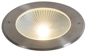 Foco de chão moderno em aço com LED de 20 W - Bridge Moderno