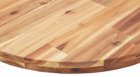 Tampo de mesa redondo Ø60x4 cm madeira de acácia maciça