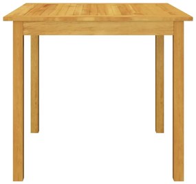 3 pcs conjunto de jantar para jardim com almofadões castanho