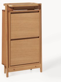 Sapateira em madeira Libby, bege