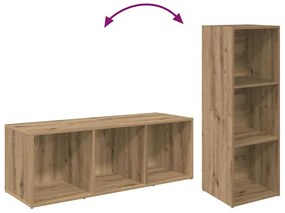 Gabinete para TV 4 pcs Carvalho Artesanal 37 x 35 x 107.5 cm