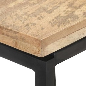 Mesa consola 110x35x75 cm madeira de mangueira maciça