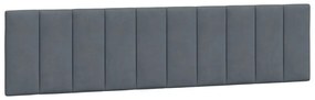 Cama com colchão 200x200 cm veludo cinzento-escuro