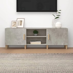 vidaXL Móvel p/ TV 150x30x50cm madeira processada cinzento cimento
