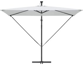 Guarda-sol de Bananeira Cantilever Areia 294 x 200 x 254 cm