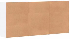 Aparadores 3 pcs 60x31x84 cm derivados de madeira branco