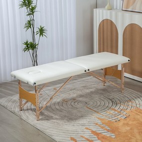 Marquesa de Massagem Dobrável Mesa de Massagem Portátil com Apoio para