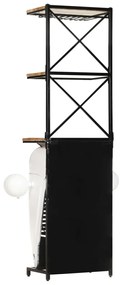 Garrafeira trator 49x31x172 cm madeira mangueira áspera branco